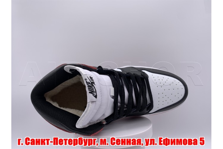 Nike Air Jordan 1 Retro High Bred Toe. Winter