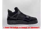 Nike Air Jordan 4 Black Swoosh