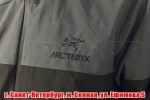 Куртка- ветровка Arcteryx. Серо- черная