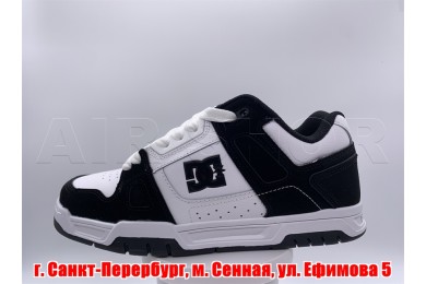 DC Shoes Stag Trainers White Black Дутыши