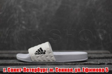 Adidas Sandals white square