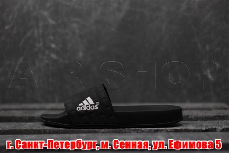 Adidas Sandals black square